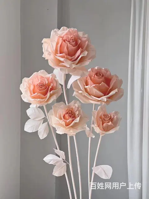 广州手工大花 手揉纸大花 巨型花朵 EVA大花 - 图片 1