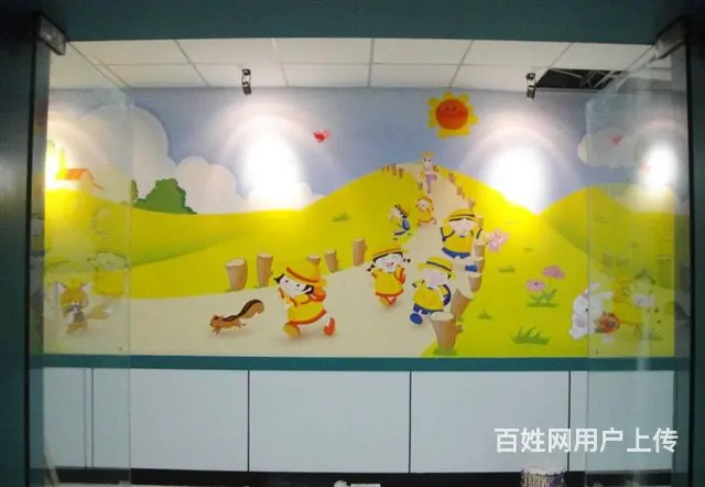 平果市幼儿园墙体手绘墙绘 - 图片 2