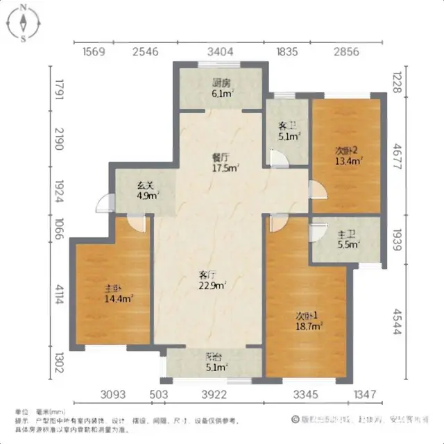 包税！不靠路，带储未住人12楼一手可谈价龙祥国际万禾齐鲁大道 - 图片 9