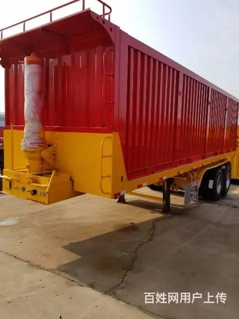 全车定制自卸平板后翻半挂车 专家制造 - 图片 12