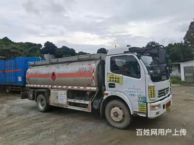 广东二手东风8吨油罐车加油车2018年7月上牌 - 图片 3