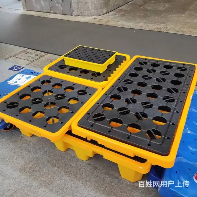 沈阳塑料托盘地拍子垫板地堆隔潮板叉车栈板防渗漏托盘 - 图片 1