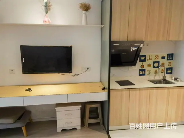 1400包物业 出租龙喜华城一房一厅家电齐全 - 图片 2