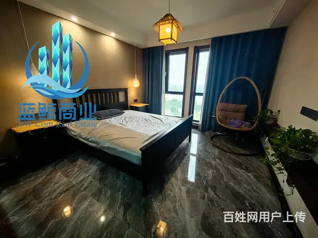 高铁时代广场130平高层南向看金龙湖全景的办公室 - 图片 8