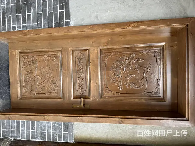 四川眉山实木门窗中式实木门窗实木雕花门 - 图片 11