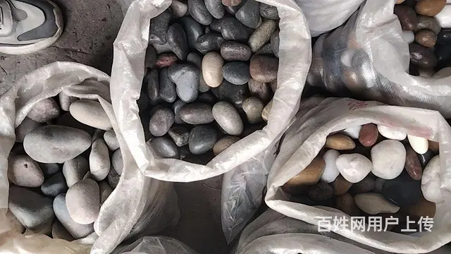 砾石黑色灰色水洗石青石景观铺路山水黑色花园庭院露营 - 图片 5
