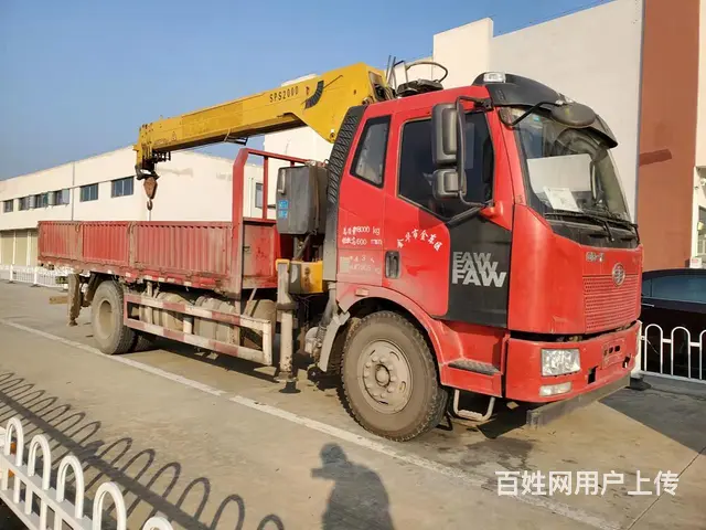 二手解放8吨随车吊 19年精品车况包提档便宜卖 - 图片 2
