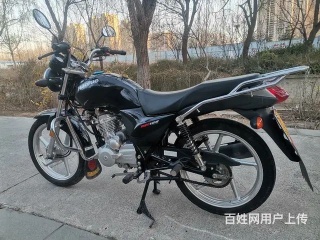 【搞定了！】原装豪爵125跨骑摩托车牌证全圆灯版近乎新车 - 图片 1