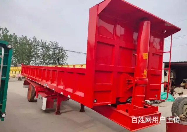 济宁9米-9.5米后翻半挂车 带电动篷布 - 图片 4
