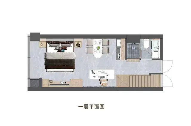 萧山银泰旁 融望名座精装平层公寓总价28万一套 - 图片 3