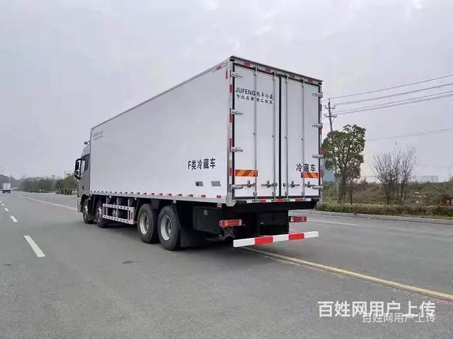 渭南 福田欧曼冷藏车前四后八9米6冷柜490马力报价及图片 - 图片 9