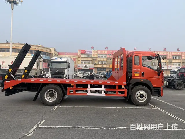 重汽新款国六单桥15吨挖机拖车 可上京牌 - 图片 2