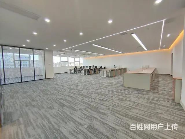 免中介费纯写字楼大工位区地铁492平精装修全套新家具拎包办公 - 图片 1