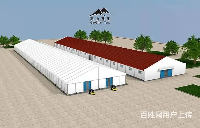 大型仓储篷房 工厂铝合金仓库大棚 厂家定制生产 - 图片 2
