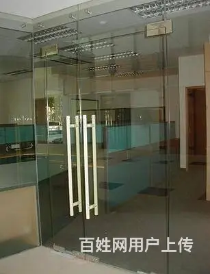沙溪镇玻璃门订做安装，太仓玻璃隔间订做安装 - 图片 4
