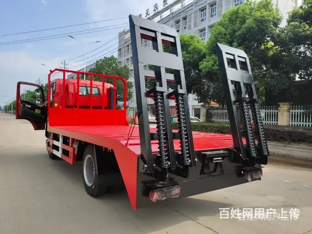 国六大运G6单桥平板运输车拖车包上户 - 图片 4