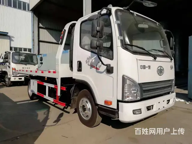 湛江地区解放蓝牌清障车一拖二价格 厂家直销品质保证 - 图片 8