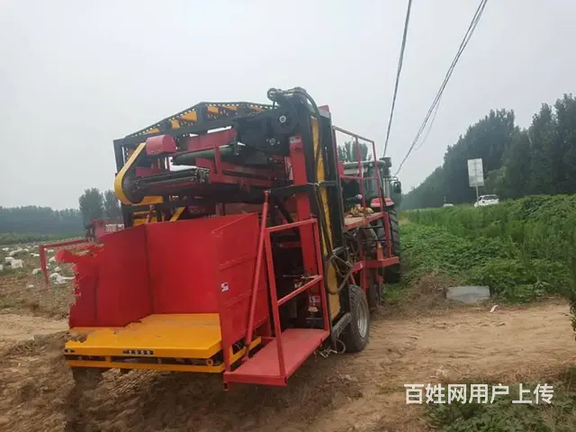 自动墩包土豆红薯联合收获机  挖掘输送除杂装包一体 - 图片 1