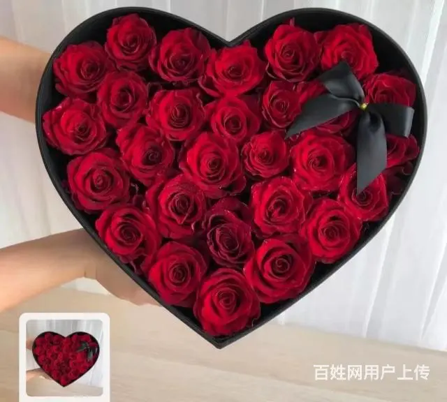 红玫瑰鲜花花束 - 图片 5