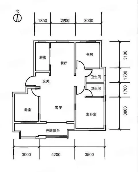 滨河名邸区政府人民医院附近电梯房精装修温馨两室拎包入住 - 图片 7