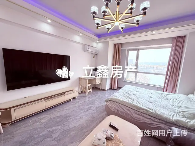 万达公寓，河景房，60平，东北向低层，配套设施齐全，拎包入住 - 图片 1