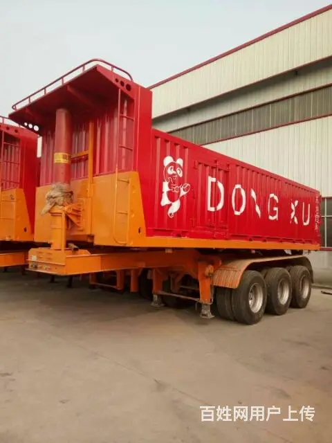 13米仓栏半挂车 8.5米后翻 11米侧翻 - 图片 1