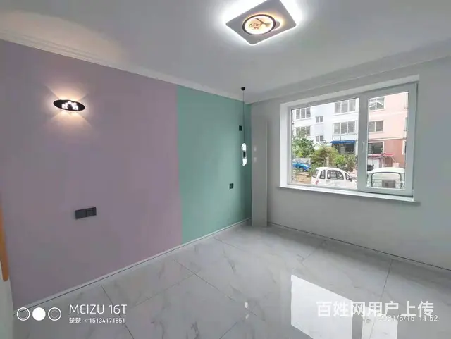 十二中学区幸福家园多层1楼54平南北通精装地暖带仓房可贷款！ - 图片 2