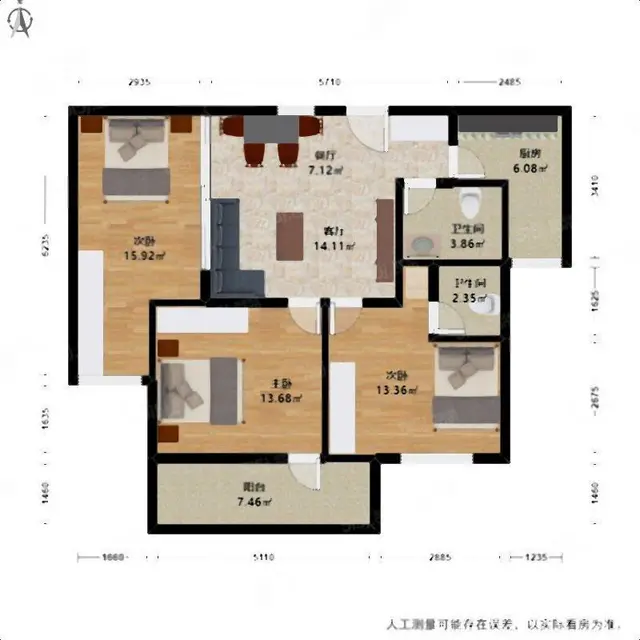 浦沿房主狂甩高品质好房精装修89.01平320.00万元银爵 - 图片 10