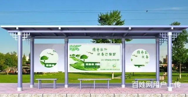 智能候车亭不锈钢公交站台LED电子屏站牌灯箱制作厂 - 图片 10