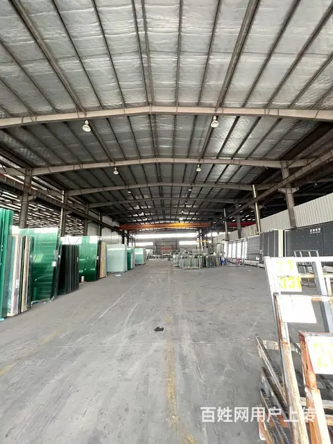 沿江开发区单层机械厂房1100平，层高10米，有行车，带机械 - 图片 1