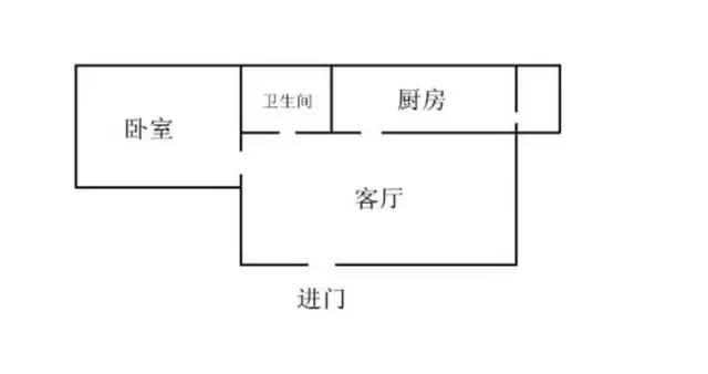 北岸新城二楼55平毛坯10万 普通住宅 毛坯房 - 图片