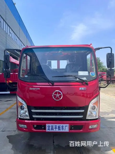 蓝牌可拉6吨8吨9吨小挖机平板拖车 拖板车 - 图片 2