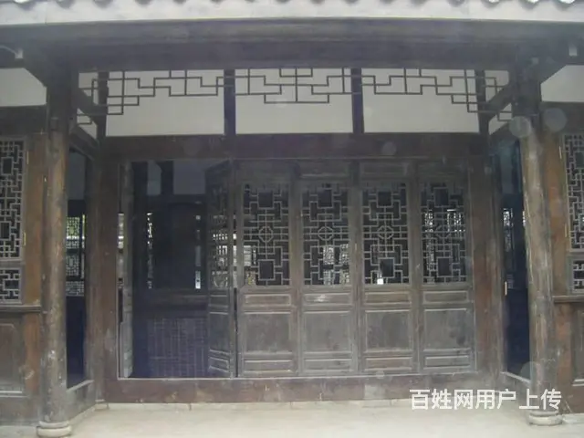 四川成都花格木窗中式实木窗实木雕花门 - 图片 3