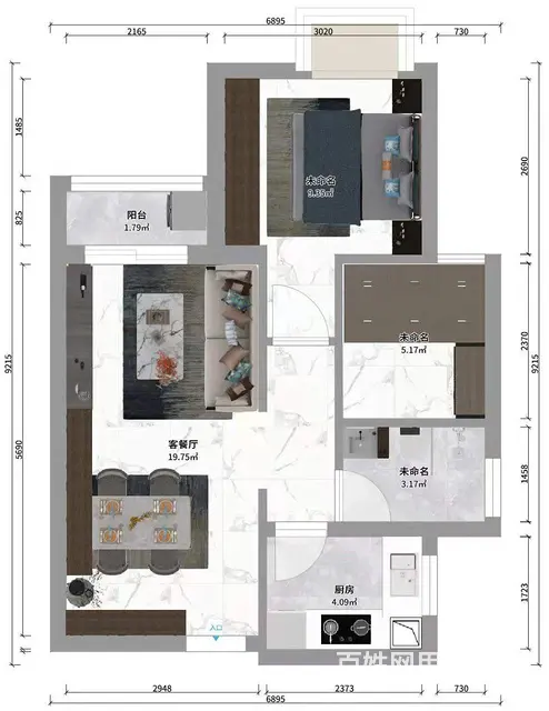 高档小区联湖花园，里面有幼儿园，学校在家门口 - 图片 3