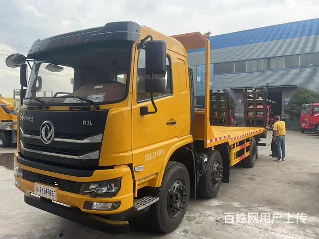 那曲东风小三轴挖机拖板车 拉150挖机不超的好挖机拖板车 - 图片 2