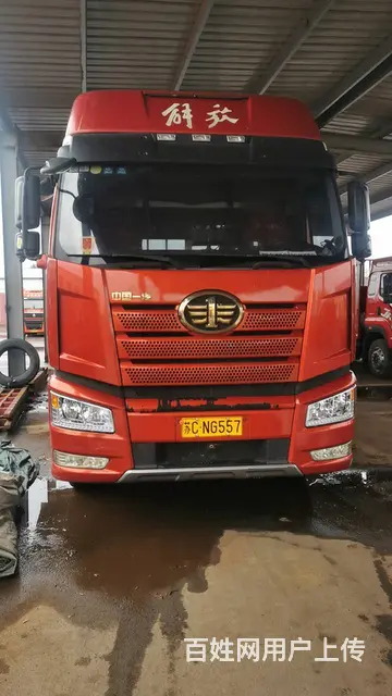便宜出售解放平板车，500马力锡柴 - 图片 1