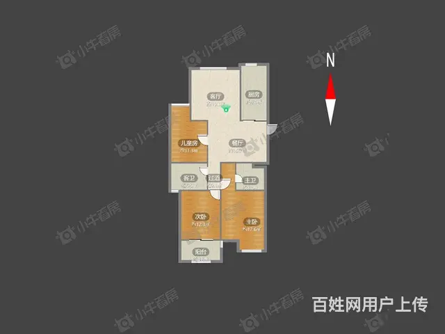 全新豪华装修 中央空调地暖 基本未入住 博小北郊可 - 图片 10
