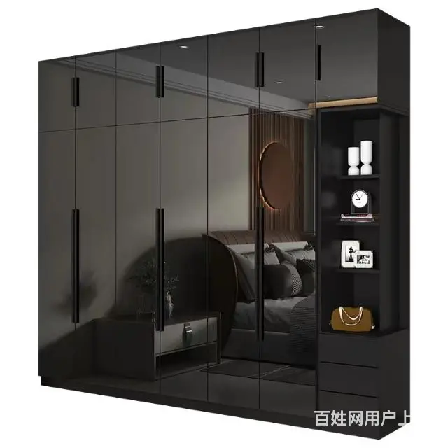 华润全屋定制衣柜做酒柜餐边柜电柜背景墙鞋柜 - 图片 4