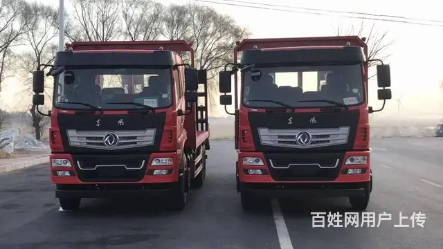 20吨东风后八轮挖掘机平板拖车  25吨挖机拖板车 - 图片 2