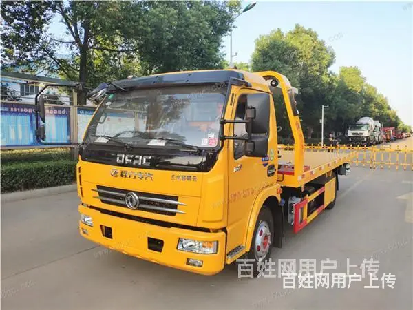 清障车厂家,重汽解放江淮高品质,一拖二平板救援拖车现车直销 - 图片 8