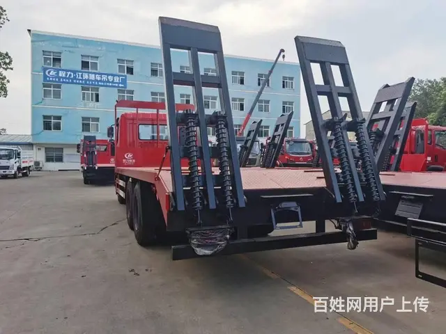 东风国六新款平板运输车来厂考察报销路费品牌齐全 - 图片 4