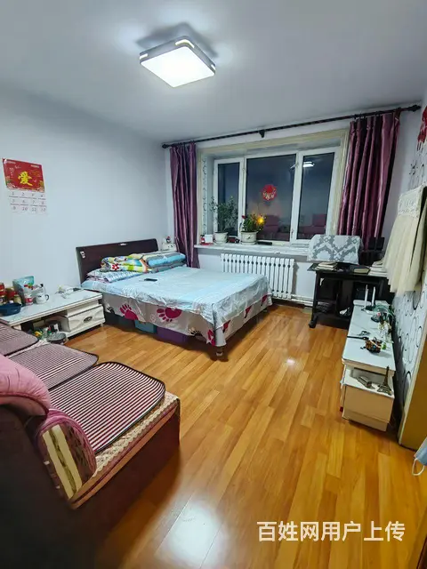 老街基早市附近人防办楼6楼非顶，62平，厢楼两室一厅，带家具 - 图片 8