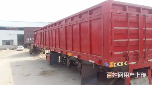 出售库存11米侧翻半挂车两台 轻量化设计可带车桥 - 图片 3