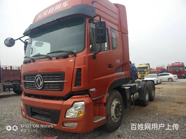 出售二手东风天龙雷诺机375双驱轻体 牵引车 - 图片 3