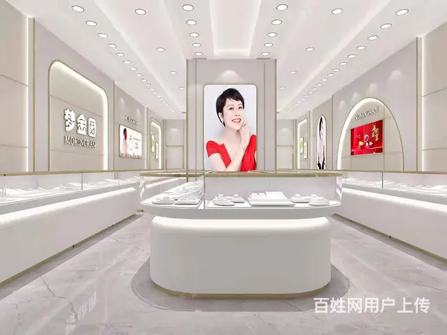 黄金珠宝展柜，玉器展柜，银饰展柜，珍珠展柜，柜台 - 图片 6