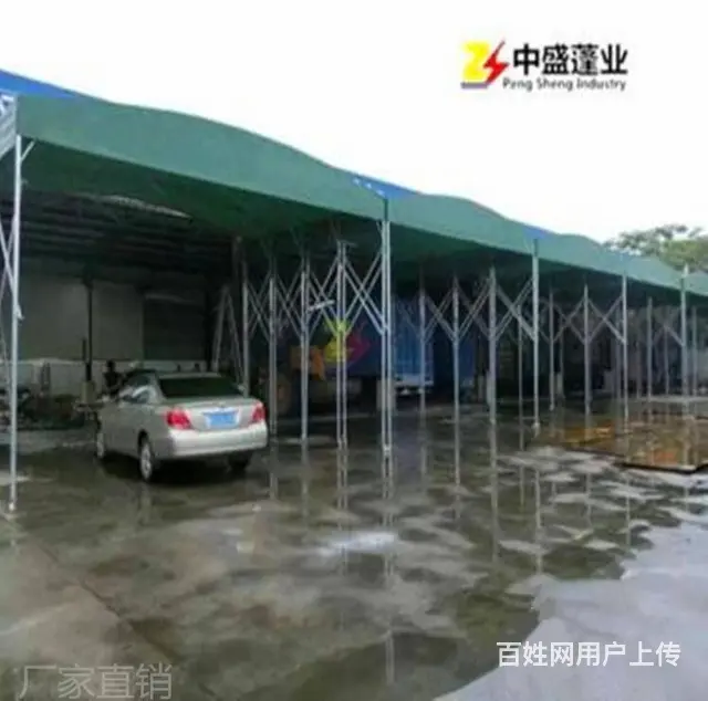 定做直销移动夜市烧烤帐篷临时仓库货蓬展销遮阳棚工地 - 图片 3