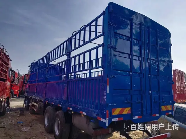 出售二手福田欧曼高顶高栏载货车 前四后八9.6米 - 图片 4
