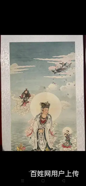 近现代名家佛像绘画艺术家夏荆山绘观音巡游图 - 图片 3
