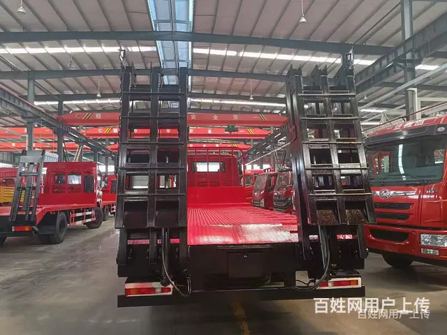 重汽黄牌小三轴拖板车 挖机平板车 高速不超重 - 图片 9
