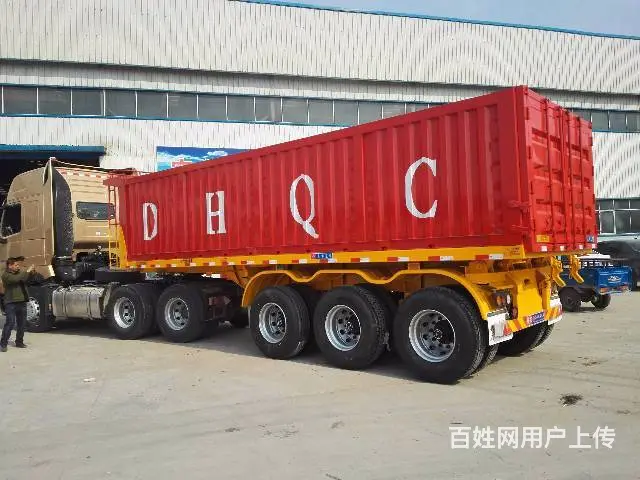 订做8.5米平板后翻半挂车 - 图片 2
